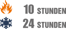 Hält 10 Stunden warm und 24 Stunden kalt
