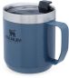 Preview: Stanley Stay-Hot Camp Mug, Kaffeebecher 350ml, hammerschlag blau