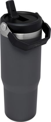 Preview: Stanley IceFlow™ Flip Straw Tumbler 890ml, schwarz