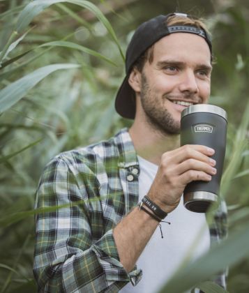 Thermos Icon Graphite matt, 470ml, Edelstahl Isolier-Trinkbecher