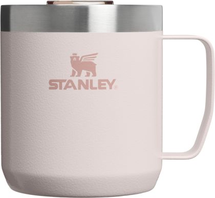 Stanley Everyday Camp Mug, Kaffeebecher 350ml, Hammertone Rose Quartz