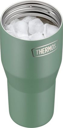 Becher befüllt mit Eiswürfeln