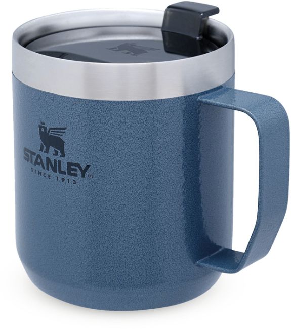 Stanley Stay-Hot Camp Mug, Kaffeebecher 350ml, hammerschlag blau