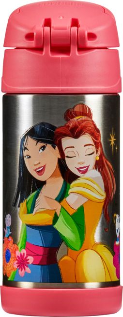Thermos Funtainer Bottle Disney Princess, 350 ml, Edelstahl-Isolierflasche