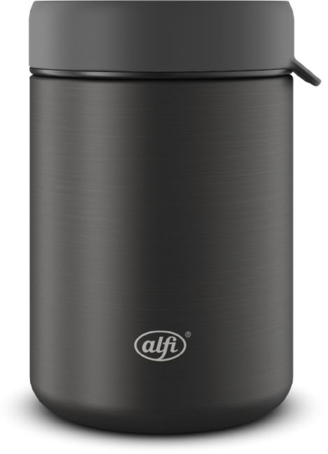 Alfi Food Mug Velvet Black, 350ml Edelstahl Speisebehälter