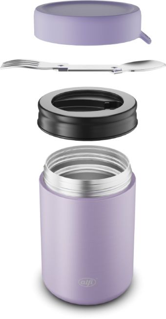 Alfi Food Mug Pastel Lavender matt, 350ml Edelstahl Speisebehälter