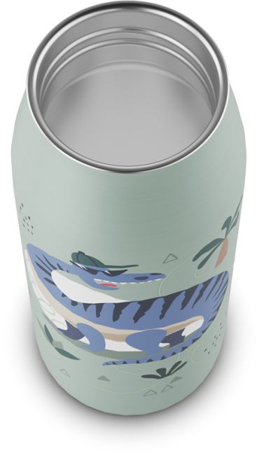 Alfi isoBottle Crazy Dinos, 350ml, Edelstahl lackiert