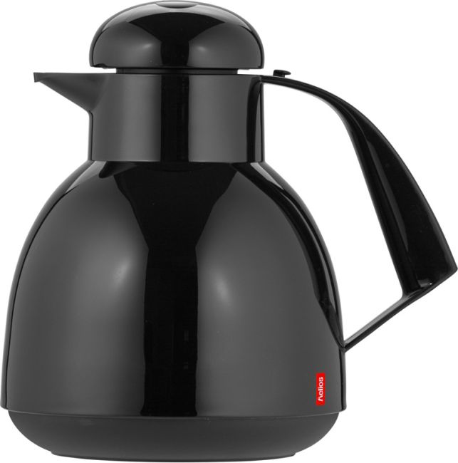 Helios Isolierkanne Day Push, schwarz, 1000ml