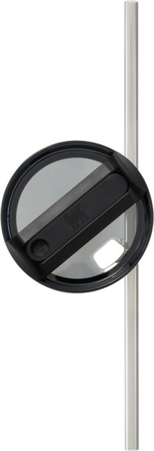 Detail Deckel und Trinkhalm