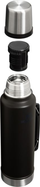 Einzelteile der Flasche