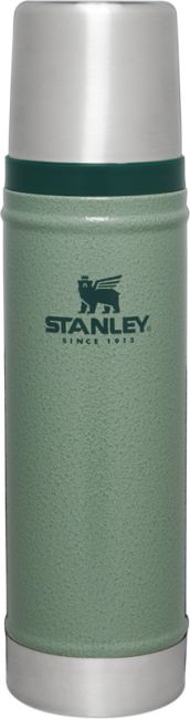Stanley Legendary Classic Bottle 600ml, hammerschlag grün